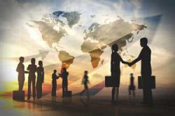 People around the world working together for global trade compliance.
