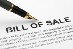 BILL OF SALE