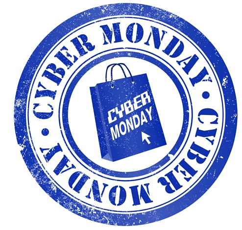 Cyber Monday Stamp Blue Cyber Monday Shopping? Know your risks and responsibilities for internet purchases.