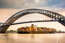 Bayonne Bridge in New York to New Jersey