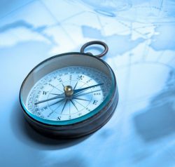 Compass-on-a-Map