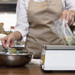 weighing food