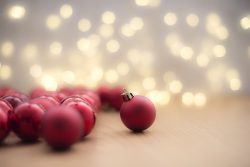 Christmas decorations and lights