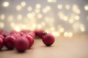 Christmas decorations and lights