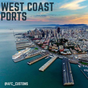 U.S. west coast ports of entry image