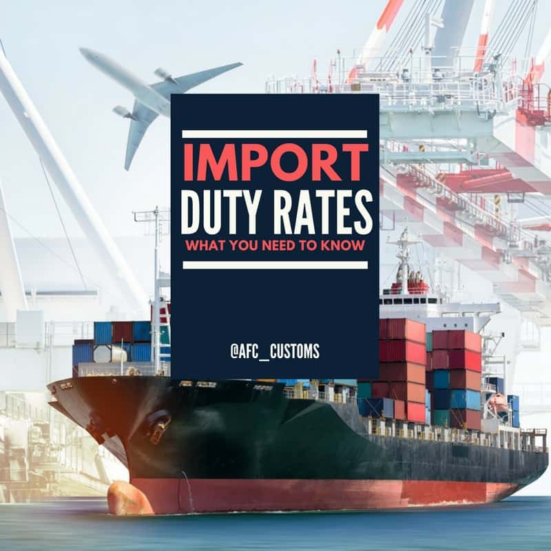 Import duty online