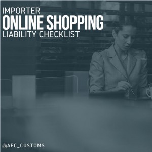 importer reviewing online purchases