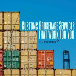 customs brokerage services
