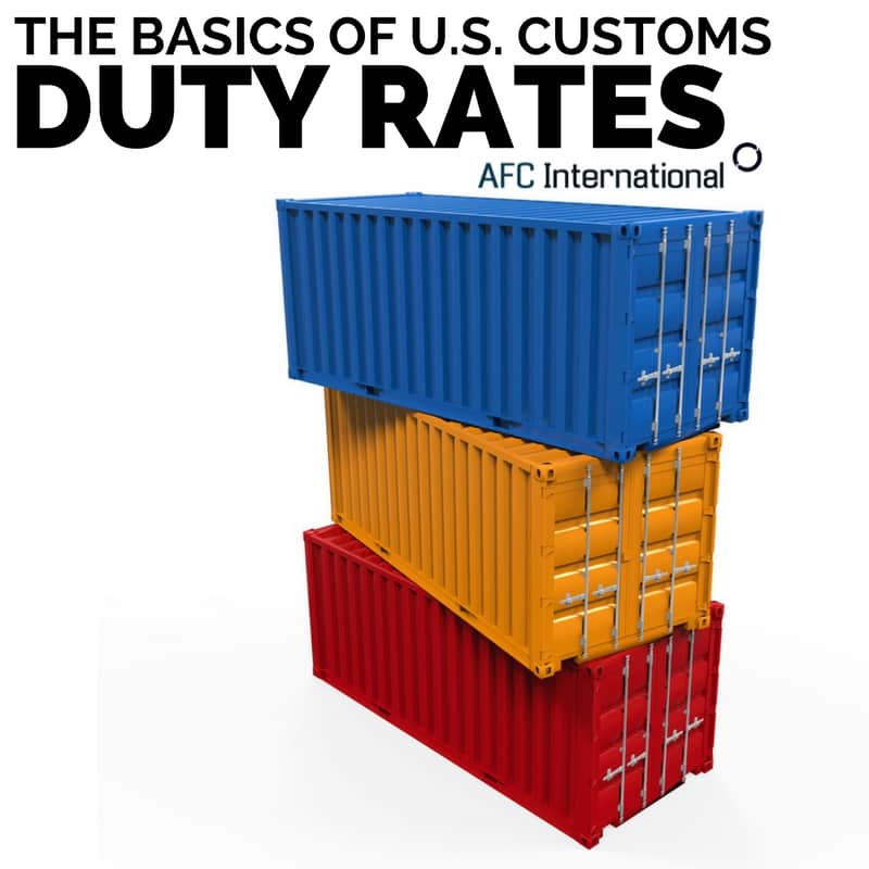 Import duty. Types and rates of Customs Duties. Customs Duty.