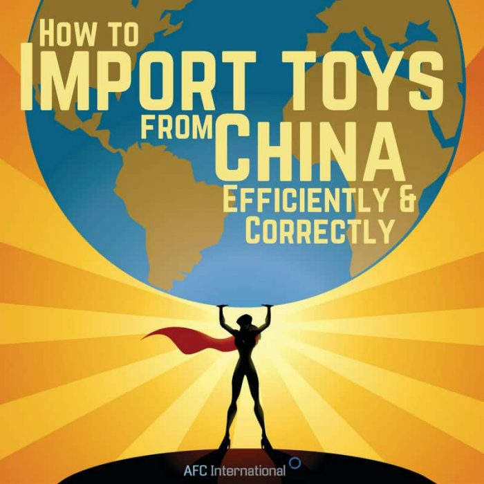 Chinese toy imports AFC International